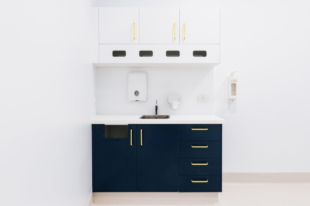 Focus Oral and Maxillofacial Surgery medical room plumbing fit out done by crew plumbing