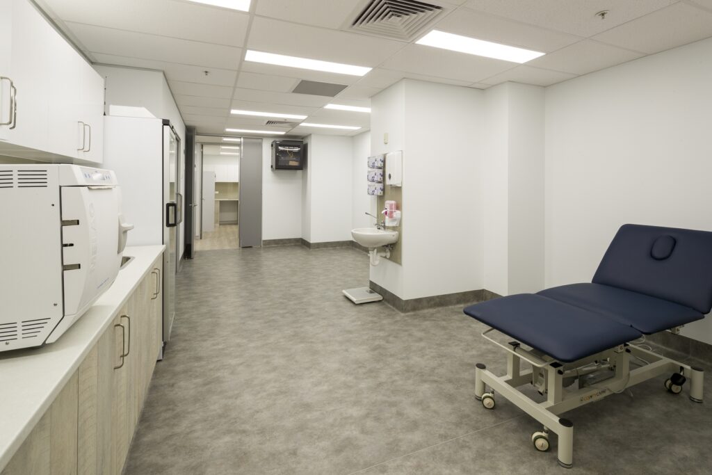 oasis medical center medical room plumbing fit out done by crew plumbing
