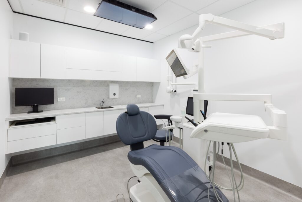 the aesthetic smile collective dental room plumbing fit out done by crew plumbing