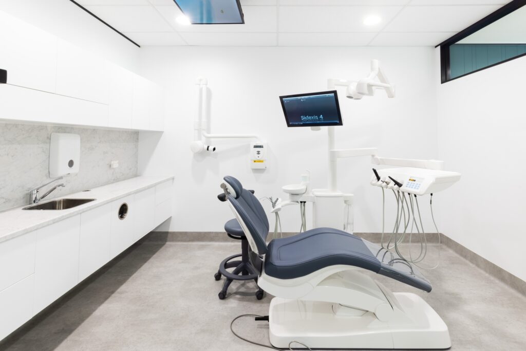 the aesthetic smile collective dental room plumbing fit out done by crew plumbing
